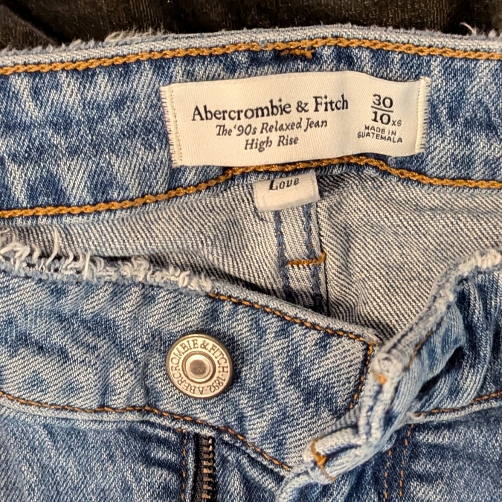 Abercrombie & Fitch 90's relaxed jeans high rise - curve love